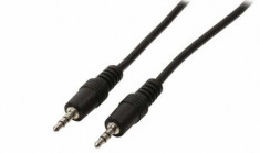 Cablu audio Jack stereo 3.5mm tata - 2 x RCA tata 2 m, negru foto