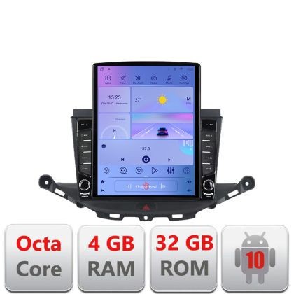 Navigatie Opel Astra K G-ASTRAK ecran tip TESLA 9.7&quot; cu Android Radio Bluetooth Internet GPS WIFI 4+32GB DSP 4G Octa C CarStore Technology