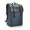 Rucsac Laptop 17 inch, Everestus, TR, 600D densitate mare si tarpaulin, albastru inchis, saculet si eticheta bagaj incluse