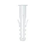 Diblu universal din plastic alb 8x40mm 100 buc/set