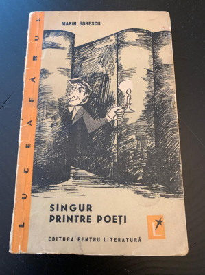 Marin Sorescu SINGUR PRINTRE POETI 1964 debut princeps foto