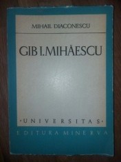 Gib I. Mihaescu- Mihail Diaconescu