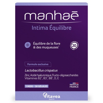 MANHAE INTIMA EQUILIBRE 30CPS VEGETALE foto