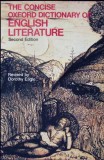 THE CONCISE OXFORD DICTIONARY OF ENGLISH LITERATURE-DOROTHY EAGLE-279855