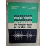 Constantin Udriste - Minime si maxime ale functiilor reale de variabile reale (Editia: 1980)