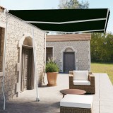 VidaXL Copertină autonomă retractabilă manual, antracit, 350x250 cm