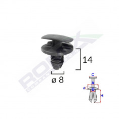 Clema Pasaj Roata Pentru Citroen/Peugeot/Renault Set 10 Buc 140892 C60151-RMX