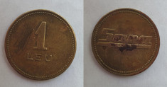 Moneda - Jeton vechi perioada regala 1930 - S.A.R. SORA valoare 1 Leu foto