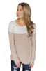 L571-1522 Bluza cu maneca lunga si decolteu rotund, XXL