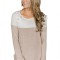 L571-1522 Bluza cu maneca lunga si decolteu rotund
