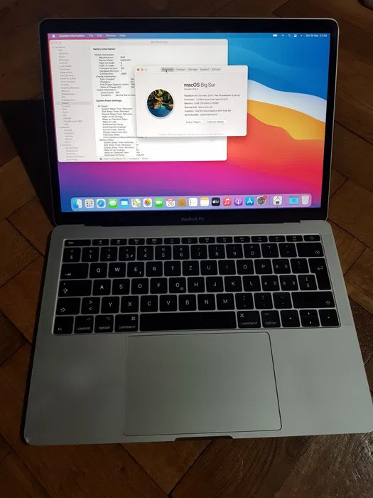 Laptop Apple MacBook Pro 13-Inch &quot;Core i5&quot; 2.3 Mid-2017 A1708 emc 3164