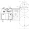 FEBI BILSTEIN 175642 Burduf, suspensie pneumatica