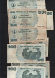 Zimbabwe 100000 100 000 dollars 2006 pret pe bucata F-VF