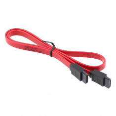 Cablu SATA 50cm, cu clema de fixare, Bizlink - 654422