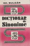 GH. BULGAR - DICTIONAR DE SINONIME