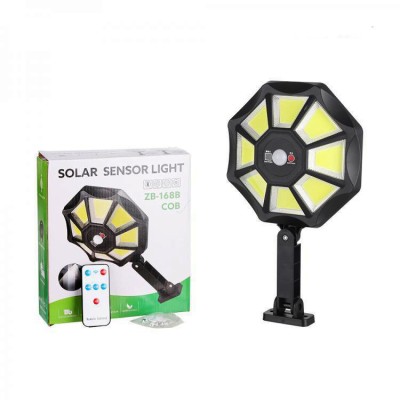 Lampa solara LED, COB, senzor de miscare, 20W, ZB168B foto