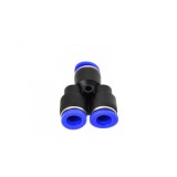 Conector furtun pneumatic PU/PE, tip Y, 8mm, GEKO G03062