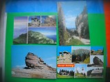 HOPCT LOT 3269 - 4 CARTI POSTALE -MUNTII BUCEGI-JUD-PRAHOVA-NECIRCULATE, Necirculata, Printata