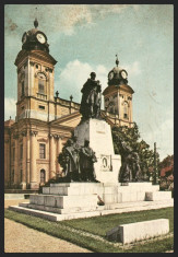 UNGARIA - DEBRECEN - DEBRETIN - MONUMENTUL KOSSUTH - CP CIRCULATA #colectosfera foto