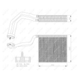 Evaporator aer conditionat Audi A4 (8e2, B6), A4 (8ec, B7); Seat Exeo (3r2) Nrf 36138