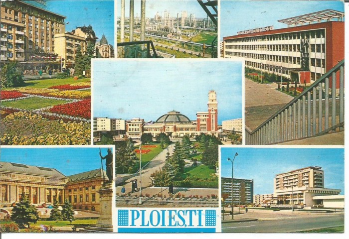 carte postala-PLOIESTI-colaj