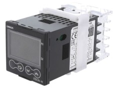 Regulator temperatură OMRON E5CN SPST-NO SSR pe panou 24V LCD IP66