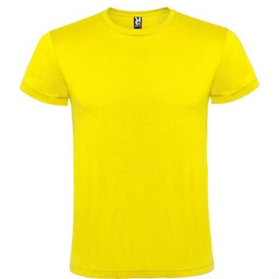 Tricou barbati culoare galben foto