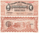 Mexic 20 Pesos Chihuahua 1915 P-S537b UNC