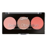 Cumpara ieftin Paleta machiaj Beauty Obsession - Blush, Quiz Cosmetics, 9g