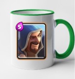 Cana maner verde personalizata Clash Royale - Wizard, INOVATIX&reg;. 330ml