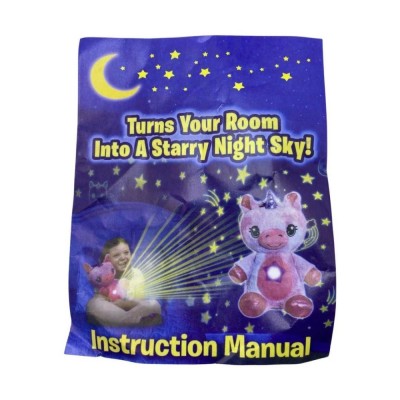 Ursulet cu proiector luminos multicolor foto