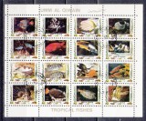 A12 S7 10 - Timbre foarte vechi - Umm all Qiwain - pesti exotici - bloc filatelic