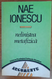 Neliniștea metafizică, Nae Ionescu
