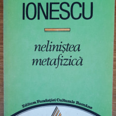 Neliniștea metafizică, Nae Ionescu