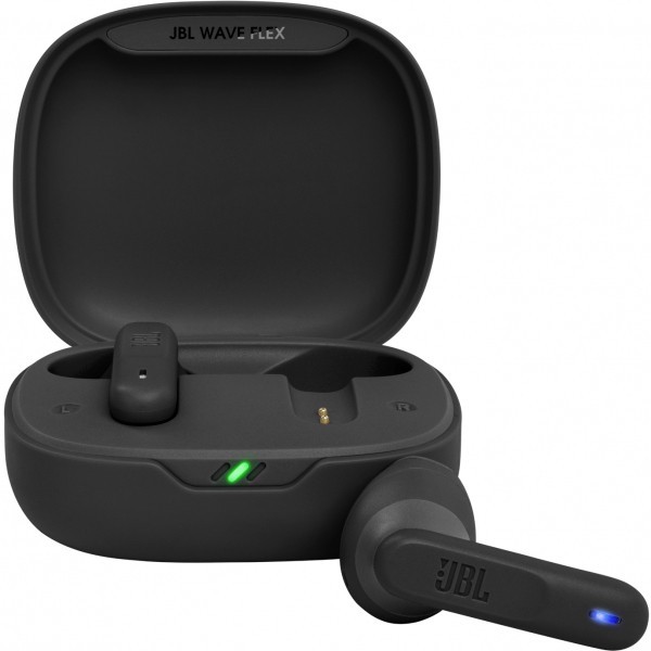 Handsfree Bluetooth JBL Wave Flex, TWS, Negru JBLWFLEXBLK
