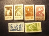 Serie DDR 1967 - Pictura ,6 val., Nestampilat