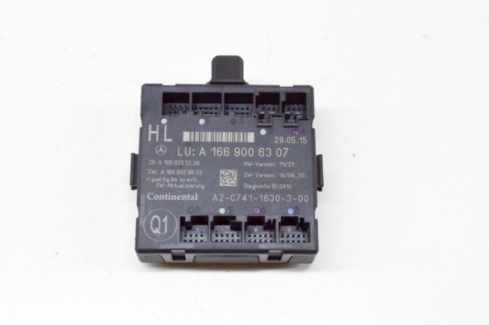 Modul de control ușă st&acirc;nga spate MERCEDES-BENZ GL X166 2015 OEM: A1669006307,A1668205226,A2-C741-1630-3-00,A1669028803 | 12300166