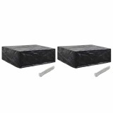 Cumpara ieftin Huse mobilier gradina, 2 buc., 8 ocheti, 250 x 210 x 90 cm
