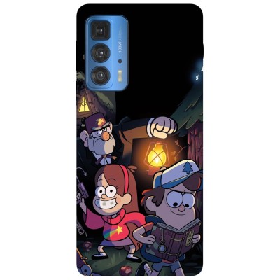 Husa compatibila cu Motorola G100 model Gravity Falls, Silicon, TPU, Viceversa foto