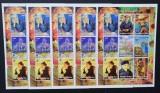 NIGER -1998 -Van Gogh-Picturi, 5 X 1 M/SH OBLITERATe,NIG 20, Africa, Arta