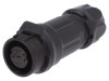 Conector Circular Mufă 16mm 8-PIN Aurit 5A Mamă
