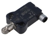 Limitator cursă NO + NC M12 tată, 2 orificii montaj, metal
