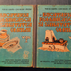 Bucataria romaneasca si sanatatea omului 2 volume Tudor Manta Gheorghe Stefan