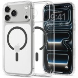 Husa MagSafe pentru Apple iPhone 18 Pro Max / 17 Pro Max, Spigen, Ultra Hybrid, Gri Transparenta ACS12119