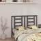 vidaXL Tăblie de pat, gri, 126x4x100 cm, lemn masiv de pin 818812