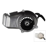 Demaror Argintiu Pocket Bike Mini ATV 2T AC 50cc Capac Pornire Metalic Motorevolution