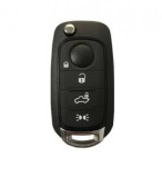 Set 2 bucati - Carcasa cheie Topautochei&amp;#174; compatibila cu Fiat Egea 500X Toro Tipo Dodge Neon, 4 butoane