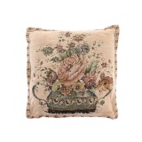 Perna decorativa cu model floral 45 cm