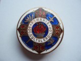 ROMANIA - INSIGNA REGALISTA SOCIETATEA CULTUL EROILOR , IM 1.39