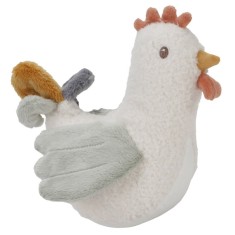 Little Dutch Little Farm Tumbler Chicken jucărie de pluș 6 m+ 1 buc